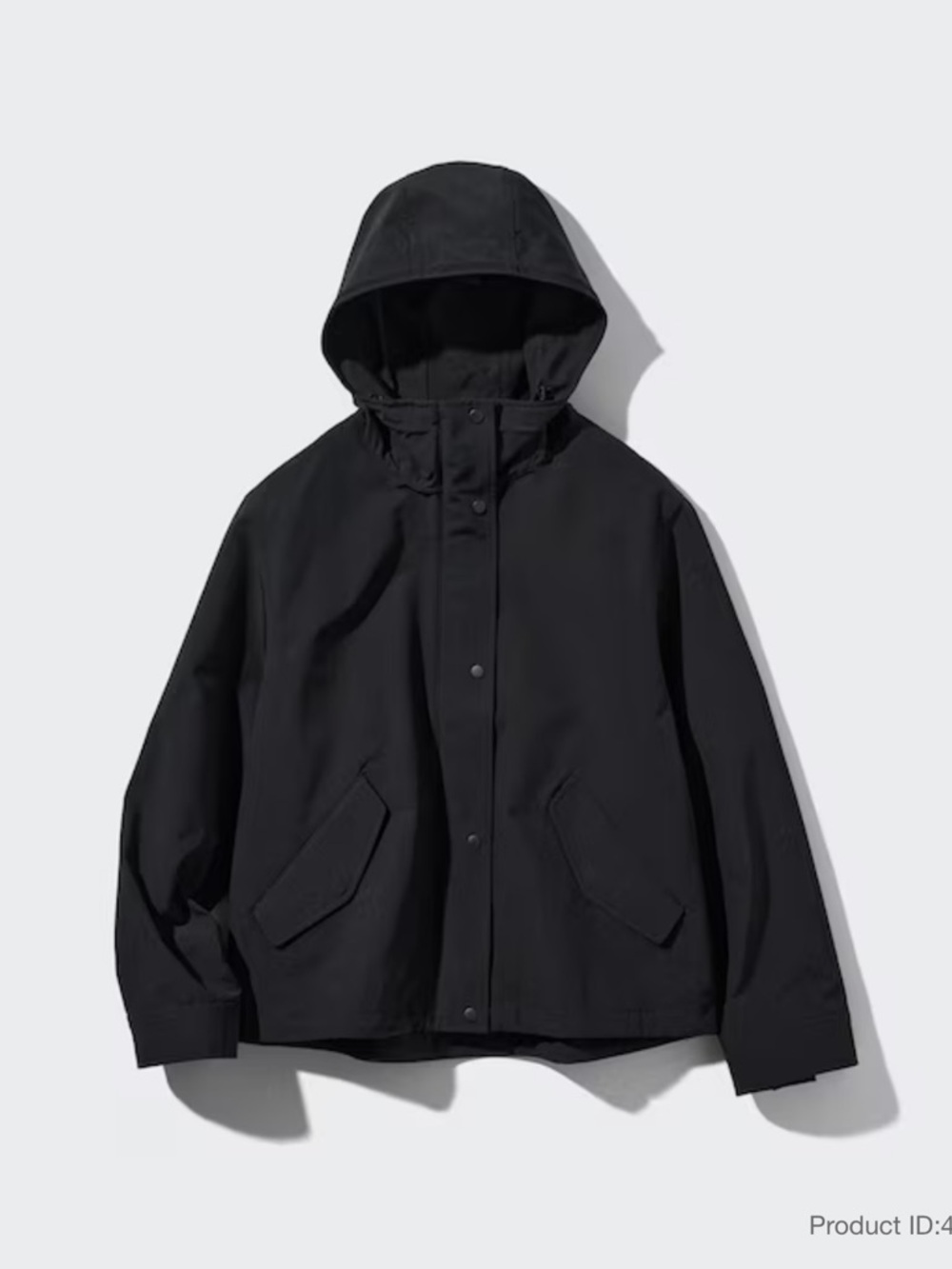 Uniqlo cotton blend short parka